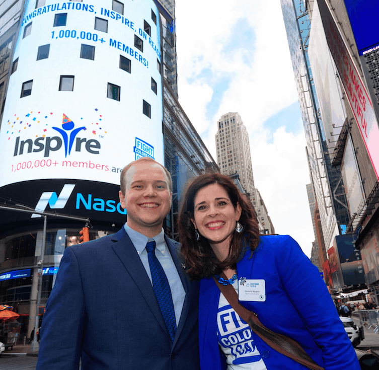 Colorectal cancer group helps celebrate Inspire’s milestone